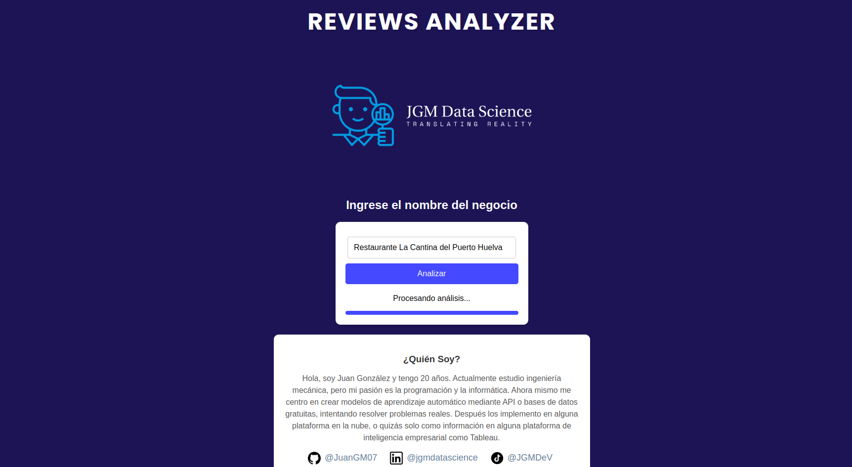 Dashboard de Reviews Analyzer